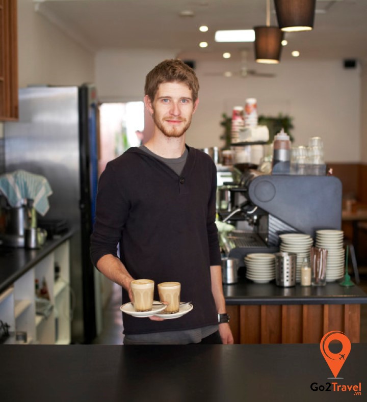 thưởng thức cafe