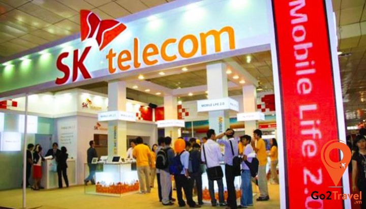 SK Telecom là một nhà mạng lớn được tin dùng tại Hàn Quốc.