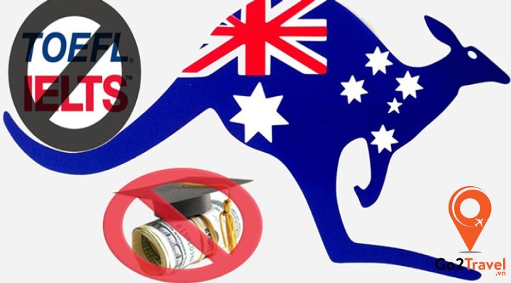 du học Úc không chứng minh tài chính