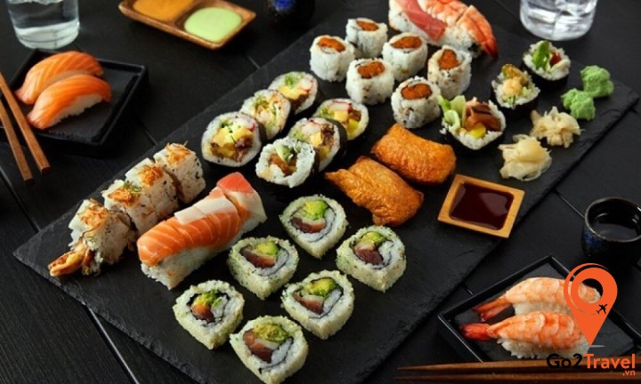 Sushi – món ăn truyền thống, không thể thiếu vào dịp năm mới ở Nhật Bản