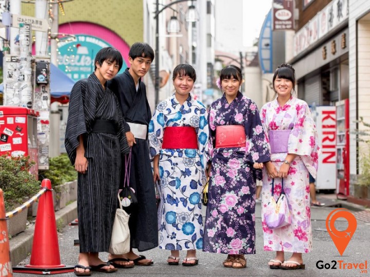 Yukata là một bộ kimono mùa hè giản dị