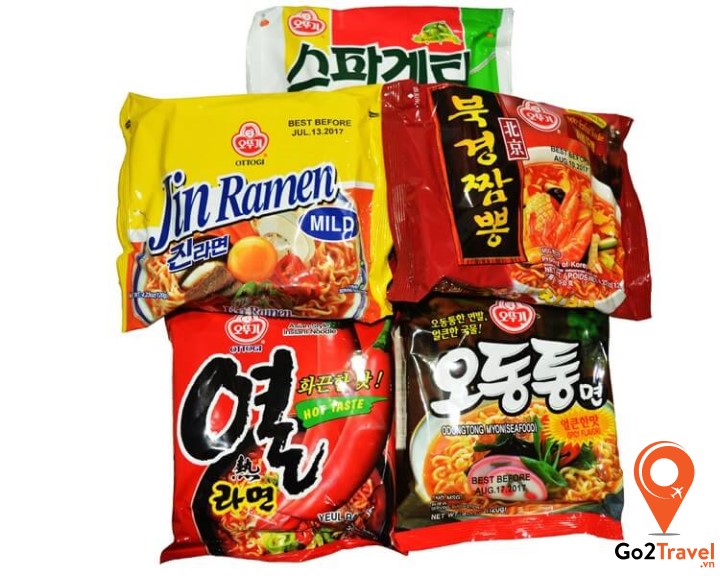 Các loại mỳ gói Hàn Quốc