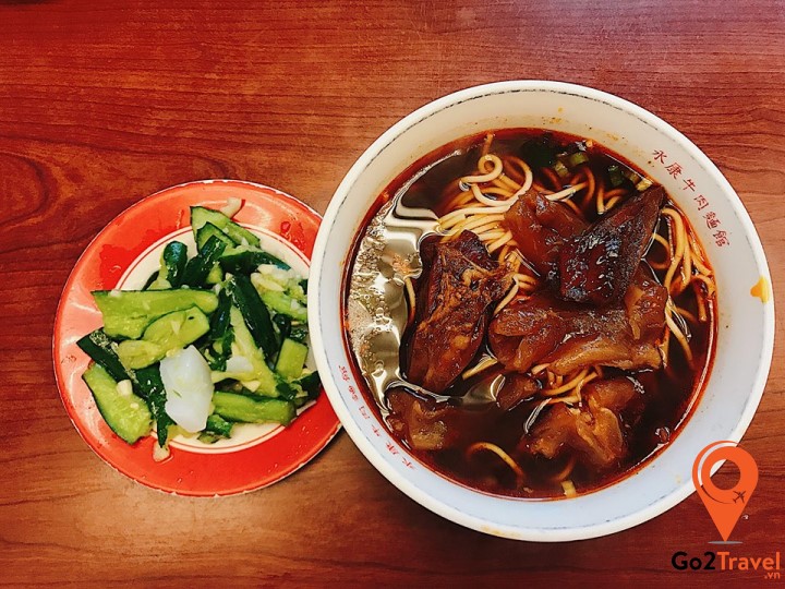 Đây là món mỳ bò ngon nổi tiếng Đài Loan