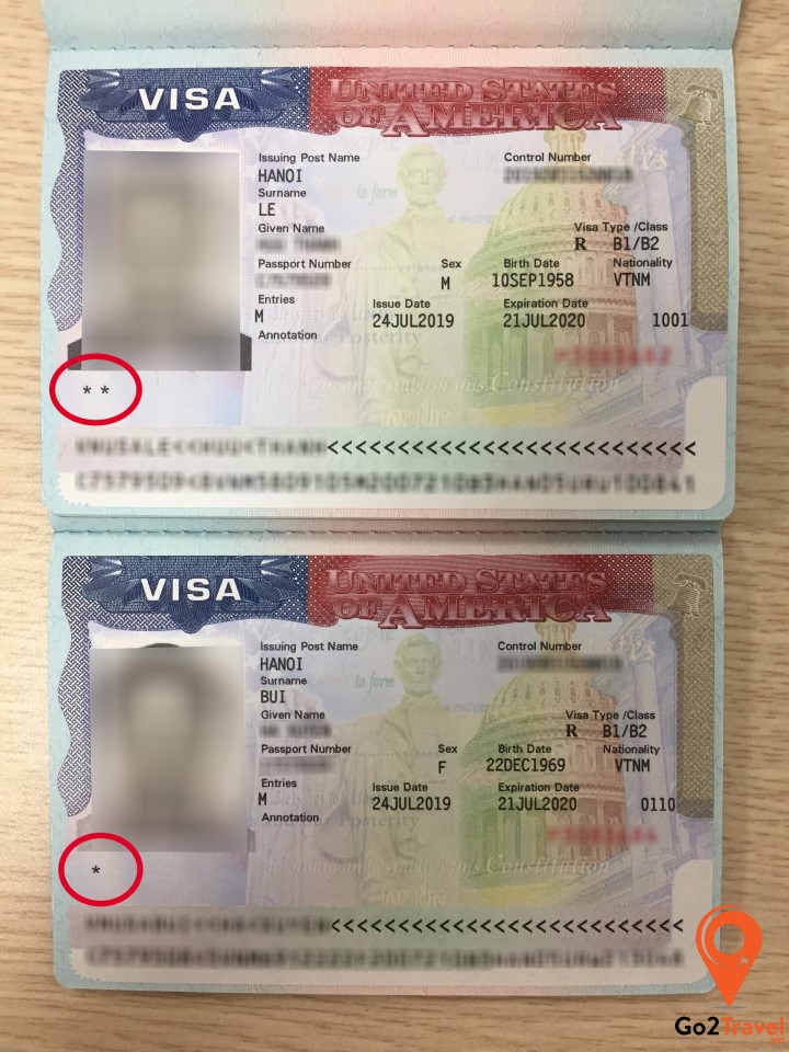 Ý nghĩa các ngôi sao trên visa Mỹ