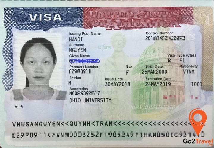 Visa Mỹ diện “F”