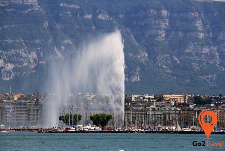  đài phun nước lớn nhất thế giới tại hồ Geneva 