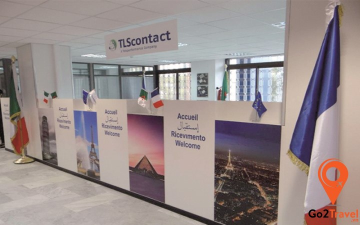 Nộp đơn xin visa du lịch Pháp tại TLS Contacts