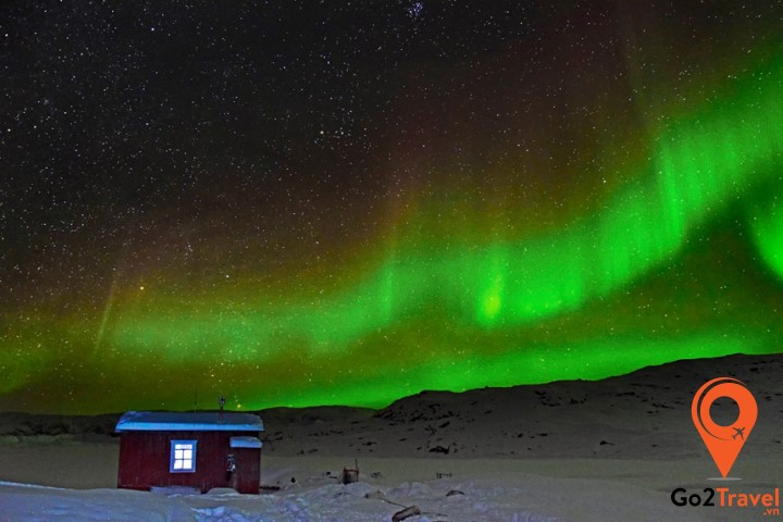 Greenland chính là nơi ngắm cực quang đẹp nhất