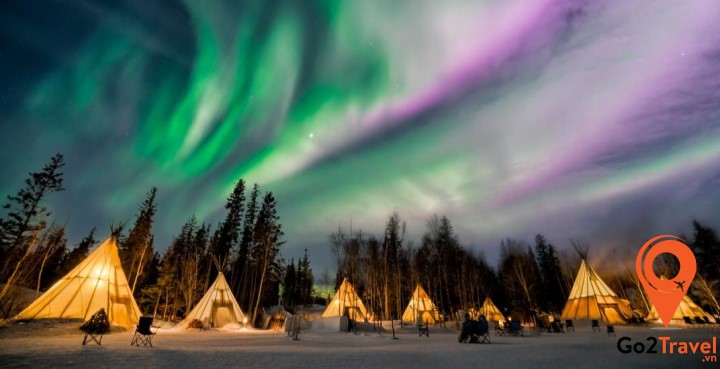 Ngôi làng Abisko là nơi bạn có thể ngắm cực quang ở Na Uy