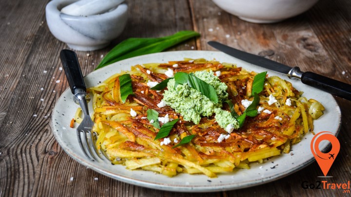 Rosti là một món ăn nổi tiếng tại Thụy Sĩ được chế biến khá đơn giản nhưng hương vị thì lại vô cùng hấp dẫn