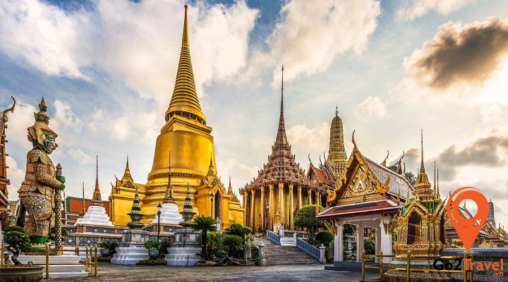 Hoàng cung Thái Lan nguy nga tráng lệ