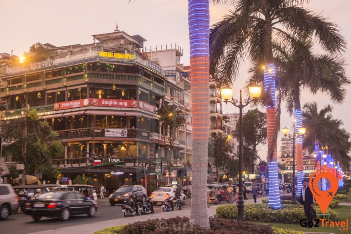 Sisowath Quay - khu vực ven sông lịch sử của Phnom Penh