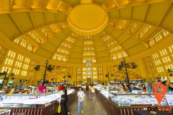 Phsar Thmei với kiến trúc hình vòm độc đáo