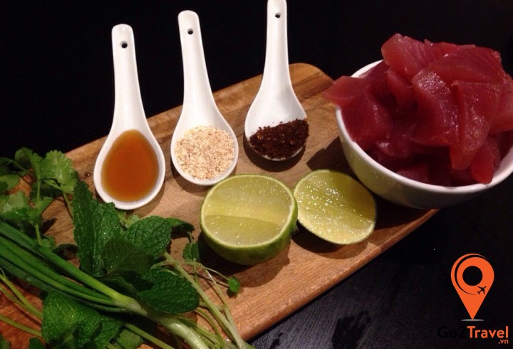 Món ăn có thành phần chính từ cá ngừ