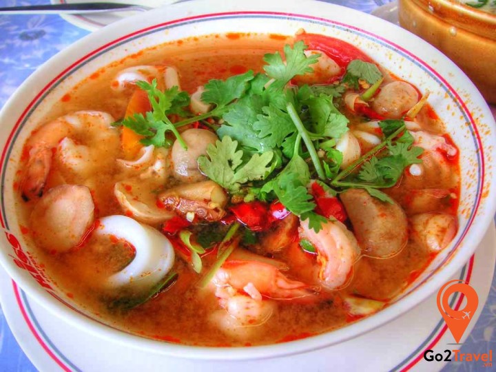 Hương vị chua chua cay cay của Tom Yum không lẫn vào đâu được