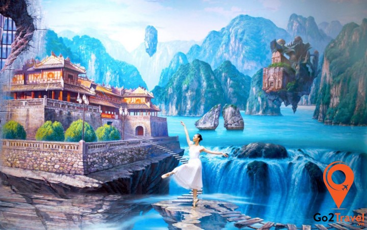 Thế giới tranh 3D đầy màu sắc tại bảo tàng