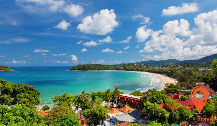 Bãi biển Kata yên bình