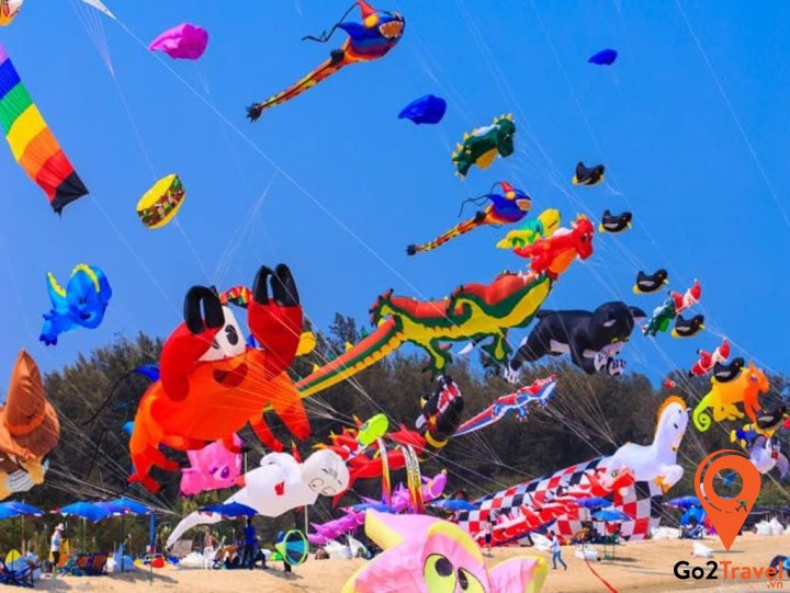 Cùng tham gia lễ hội thả diều khi đến Phuket vào tháng 3 nhé!